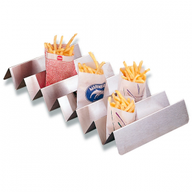 SÉPARATEUR POUR SACS FRITES "ARTINOX"  47x25x5,5 CM ARGENTE INOX (1 UNITÉ) - Garcia de Pou
