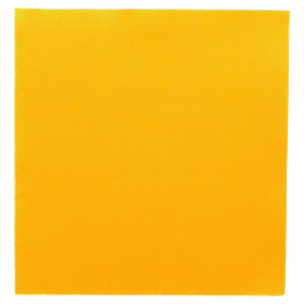 SERVIETTES ECOLABEL "DOUBLE POINT" 18 G/M2 33x33 CM JAUNE SOLEIL OUATE (1200 UNITÉ) - Garcia de Pou