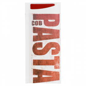 SACS COUVERTS + SERVIETTE "JUST IN TIME - FAST FOOD" 90 + 10PE G/M2 8,5x19,5 CM BORDEAUX AIRLAID (250 UNITÉ) - Garcia de Pou