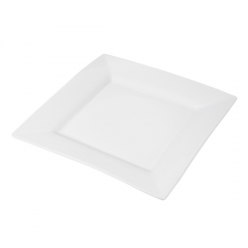 ASSIETTES CARRÉES  30x30 CM BLANC PORCELAINE (6 UNITÉ) - Garcia de Pou