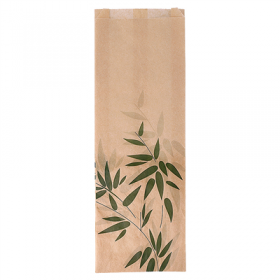 SACS SANDWICHS PFAS FREE "FEEL GREEN" 38 G/M2 12+4x35 CM NATUREL PARCH.INGRAISSABLE (500 UNITÉ)