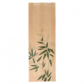 SACS BAGUETTTE GARNI "FEEL GREEN" 34 G/M2 12+4x35 CM NATUREL PARCH.INGRAISSABLE (500 UNITÉ) - Garcia de Pou