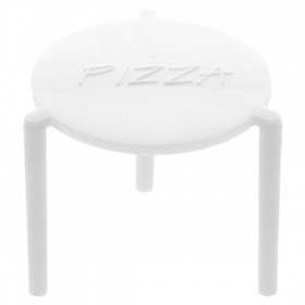 PETITES TABLES PIZZA  Ø 4,5x3,7 CM BLANC PP (2000 UNITÉ) - Garcia de Pou