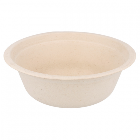 BOLS "BIONIC" 500 ML Ø 15,5x5,4 CM NATUREL BAGASSE (600 UNITÉ) - Garcia de Pou