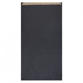 ENVELOPPE CADEAUX COULEUR UNIE  60 G/M2 19+8x35 CM NOIR KRAFT VERGÉ (250 UNITÉ) - Garcia de Pou