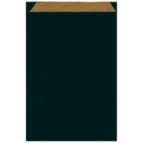 ENVELOPPE CADEAUX COULEUR UNIE  60 G/M2 26+9x38 CM NOIR KRAFT VERGÉ (250 UNITÉ) - Garcia de Pou