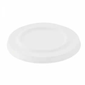 COUVERCLES POUR BOLS 150.64 "BIONIC"  Ø 11 CM BLANC BAGASSE (600 UNITÉ) - Garcia de Pou