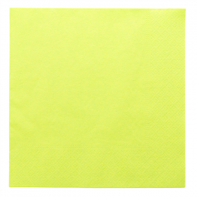 SERVIETTES ECOLABEL 2 PLIS  18 G/M2 39x39 CM VERT ANIS OUATE (1600 UNITÉ) - Garcia de Pou