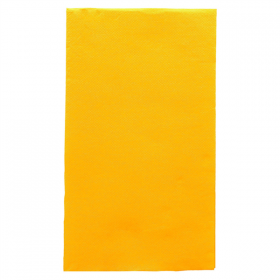 SERVIETTES ECOLABEL P. 1/6 "DOUBLE POINT" 18 G/M2 33x40 CM JAUNE SOLEIL OUATE (2000 UNITÉ) - Garcia de Pou