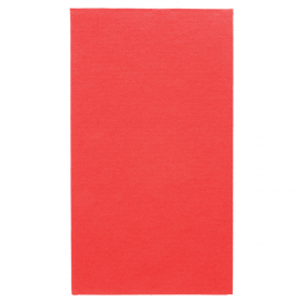 SERVIETTES ECOLABEL P. 1/6 "DOUBLE POINT" 18 G/M2 33x40 CM ROUGE OUATE (2000 UNITÉ) - Garcia de Pou