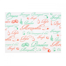 SETS DE TABLE "PIZZA" 48 G/M2 31x43 CM BLANC CELLULOSE (2000 UNITÉ) - Garcia de Pou