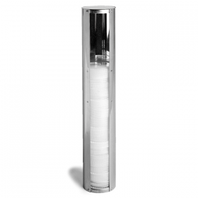 DISTRIBUTEUR COUVERCLES JUSQU"À Ø 10,1 CM  11,2x59 CM CHROME INOX (1 UNITÉ) - Garcia de Pou