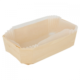 400 U. BARQUETTES BOIS + MOULES SILICONÉS  14x9x4,5 CM NATUREL BOIS (1 UNITÉ) - Garcia de Pou