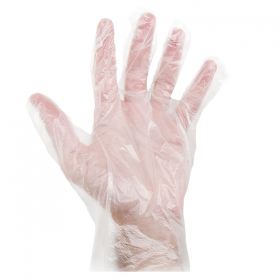 GANTS  SIZE: M TRANSPARENT PEHD (100 UNITÉ) - Garcia de Pou