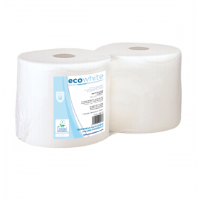 BOBINES ECOLABEL 2 PLIS - 3,5 KG  19 G/M2 Ø32x24 CM BLANC OUATE (2 UNITÉ) - Garcia de Pou