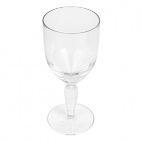 VERRES À PIED À EAU 340 ML Ø 7,9/7,7x18,3 CM TRANSPARENT POLYCARBONATE (12 UNITÉ) - Garcia de Pou