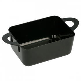 MISE EN BOUCHE RÉUTILISABLES AVEC ANSES 80 ML 9,6x5x3,5 CM NOIR PS (576 UNITÉ)