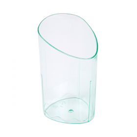 MISES EN BOUCHE RÉUTILISABLES "CYLINDRE"  4,7x4,7x8,1 CM VERT D"EAU PS (600 UNITÉ) - Garcia de Pou