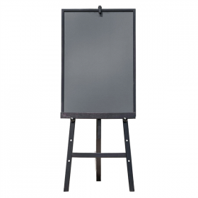 CHEVALET + ARDOISE  60x148 CM NOIR BOIS (1 UNITÉ) - Garcia de Pou