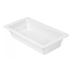 BACS GN 1/3  32,5 x 17,5 x 6,5 (h) CM BLANC MÉLAMINE (6 UNITÉ) - Garcia de Pou