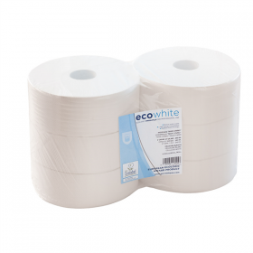 HYGIENIQUE "MAXI JUMBO" ECOLABEL 2 PLIS - 340 M  17 G/M2 Ø26x9,5 CM BLANC OUATE (6 UNITÉ) - Garcia de Pou