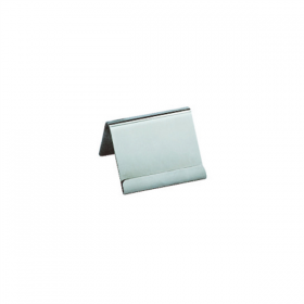 CHEVALETS POUR ÉTIQUETTES DE TABLE  6 CM ARGENTE INOX (25 UNITÉ) - Garcia de Pou