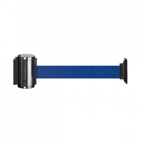 BARRIÈRE MURALE RETRACTIBLES RUBAN 200 CM   BLEU ALUMINIUM (1 UNITÉ) - Garcia de Pou