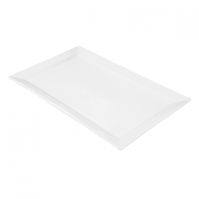 ASSIETTES RECTANGULAIRES  45x28 CM BLANC PORCELAINE (6 UNITÉ) - Garcia de Pou