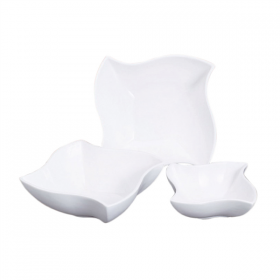 BOLS ONDULÉS 700 ML 17,7x6,7 CM BLANC PORCELAINE (6 UNITÉ) - Garcia de Pou