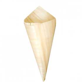 CORNETS EN FEUILLE DE PEUPLIER  8 CM NATUREL BOIS (50 UNITÉ) - Garcia de Pou