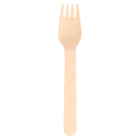 FOURCHETTES "MAKAN"  15,5 CM NATUREL BOIS (100 UNITÉ) - Garcia de Pou