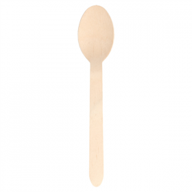 CUILLÈRES "MAKAN"  15,8 CM NATUREL BOIS (100 UNITÉ) - Garcia de Pou