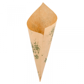SACHETS EN POINTE PFAS FREE "FEEL GREEN" 600 G 60 G/M2 42x29 CM NATUREL PARCH.INGRAISSABLE (1000 UNITÉ)