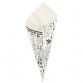 SACHETS EN POINTE "TIMES" 250 G 70 G/M2 29,5x21 CM BLANC PARCH.INGRAISSABLE (2000 UNITÉ) - Garcia de Pou