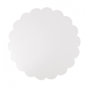DISQUES PLATS PÂSTISSERIE  350 G/M2 Ø 35 CM BLANC CARTON (250 UNITÉ) - Garcia de Pou