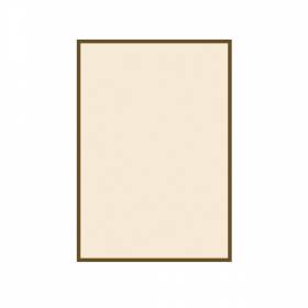 BRISTOLS POUR PORTE-MENUS - LISERÉ MARRON  130 G/M2 15,3x21 CM IVOIRE CARTON (100 UNITÉ) - Garcia de Pou