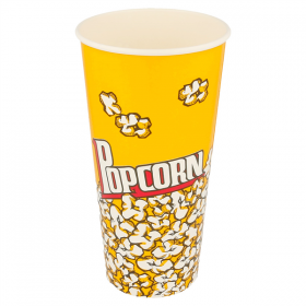 BOITE A POP CORN 720 ML 230 +20 PE G/M2 Ø 9,6x17,7 CM CARTON (1000 UNITÉ) - Garcia de Pou