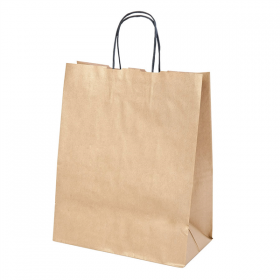 SACS SOS AVEC ANSES.  80 G/M2 26+14x32 CM OR KRAFT (250 UNITÉ) - Garcia de Pou