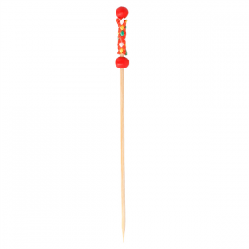 PIQUES "PERLE"  12 (h) CM ROUGE BAMBOU (100 UNITÉ) - Garcia de Pou