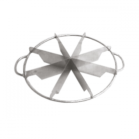 COUPEUR GATEAUX 8 COUPES  Ø 25,5 CM ARGENTE LAITON (1 UNITÉ) - Garcia de Pou