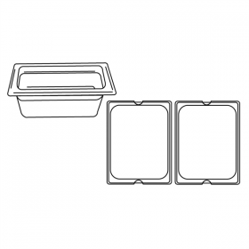 BAC GASTRONOME 1/2 8,4 L 32,5x26,5x15 CM ARGENTE INOX (1 UNITÉ) - Garcia de Pou