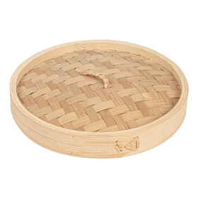 COUVERCLES MAXI DIM-SUM  Ø 20x3 CM NATUREL BAMBOU (4 UNITÉ) - Garcia de Pou