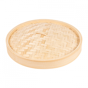 COUVERCLES MAXI DIM-SUM  Ø 30x3 CM NATUREL BAMBOU (4 UNITÉ) - Garcia de Pou
