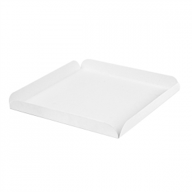 CARRÉS RAINÉS  19x19x2 CM BLANC CARTON (250 UNITÉ) - Garcia de Pou