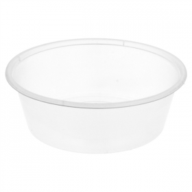 RÉCIPIENTS INJECTÉS MICRO-ONDABLES 225 ML Ø 11,5x3,7 CM TRANSPARENT PP (500 UNITÉ) - Garcia de Pou