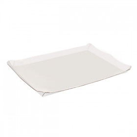 PLATEAUX SELF-SERVICE MICRO-CANNEL  24x31 CM BLANC MICROCANAL (50 UNITÉ) - Garcia de Pou