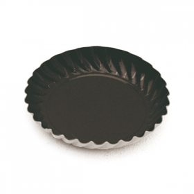MINI PLATEAUX  325 G/M2 Ø 5,5 CM NOIR CARTON (100 UNITÉ) - Garcia de Pou