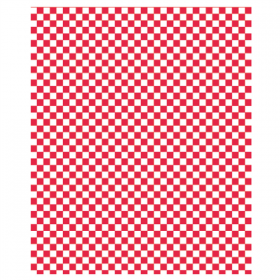 PAPIER INGRAISSABLES BASKET "FITIPALDI" 32 G/M2 31x31 CM ROUGE PARCH.INGRAISSABLE (1000 UNITÉ) - Garcia de Pou