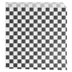 PAPIER INGRAISSABLES OUVERT 2 CÔTÉS FAST FOOD "FITIPALDI" 35 G/M2 16x16,5 CM NOIR PARCH.INGRAISSABLE (500 UNITÉ) - Garcia de Pou