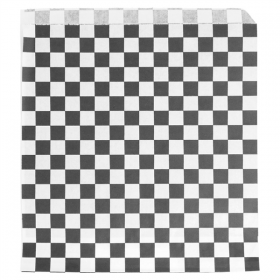 PAPIER INGRAISSABLES OUVERT 2 CÔTÉS FAST FOOD "FITIPALDI" 32 G/M2 17x18 CM NOIR PARCH.INGRAISSABLE (500 UNITÉ) - Garcia de Pou